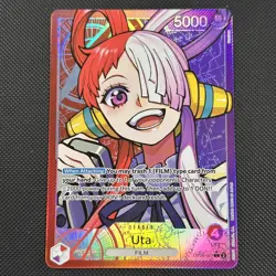 One Piece TCG - Uta - OP06-001 - Wings of the Captain - Foil - Leader Alt Art - Image 1