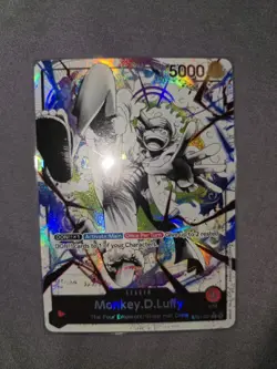 One Piece TCG English ST21-001 Monkey D Luffy Leader Alt Art Parallel - Image 2