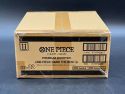 #2 One Piece English PRB-02 Premium Booster The Best 2 Box Case Sealed - Image 1