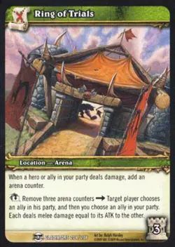 World of Warcraft TCG Ring of Trials - Blood of the Gladiators 204/208 - Image 1