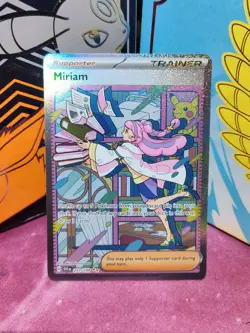 Pokemon Trainer Miriam TCG Holo Card 251/198 SV01 Scarlet & Violet Base Set - Image 1