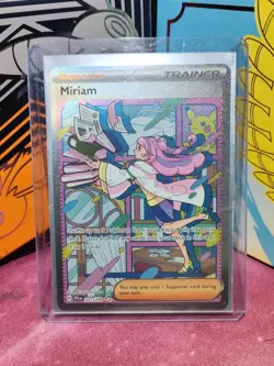 Pokemon Trainer Miriam TCG Holo Card 251/198 SV01 Scarlet & Violet Base Set - Image 3