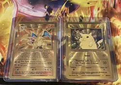 Pokemon Celebrations Charizard And Pikachu Metal Cards - Image 1