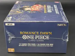 One Piece Card Game Romance Dawn OP-01 Booster Box Sealed - English White Bottom - Image 5