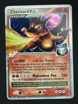 Pokemon Charizard G LV.X Supreme Victors Holo Card 143/147 Holo Ultra Rare LP - Image 1