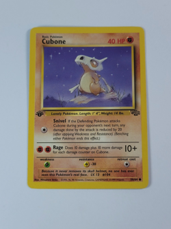 Pokemon Card 1st Edition Cubone 50/64 Jungle Regular US - Image 1