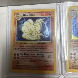 Vintage Pokemon Cards Lot. Base Set/1 1st Edition. Cards Played With. - Image 2