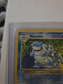 Pokemon Celebrations Classic Collection Blastoise 2/102 Holo Rare Card - Image 3