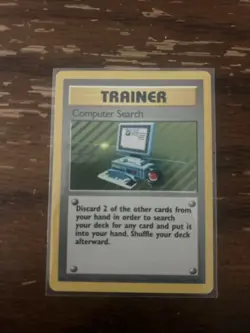 Pokemon TCG Trainer Rare Card Computer Search, 071/102 Base Set - Image 1