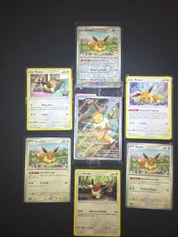 Eevee Sealed 173 Scarlet & Violet Promo Card, Stamped Pokemon day &more. 7 Total - Image 1