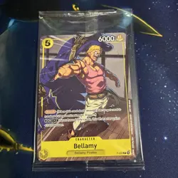 Bellamy P-039 One Piece Card Game Pirates Party Vol. 04 Sealed Promo 6000 - Image 1