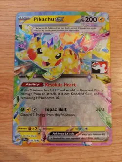 Pikachu ex (Stamped) - 057/191 (Prize Pack Series Cards) - Near Mint NM - Image 1