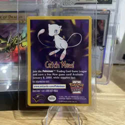 1999 Pokemon Promo Card “Catch Mew" WOTC "Pokemon The First Movie" - Image 1