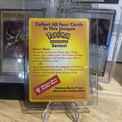 1999 Pokemon Promo Card “Catch Mew" WOTC "Pokemon The First Movie" - Image 2