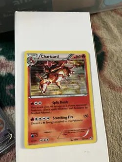 Pokemon TCG Charizard Legendary Treasures Holo Rare Card 19/113 Cosmos - Image 1