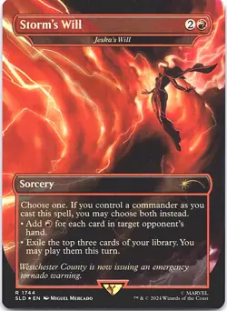 Storm's Will - Jeska's Will (Rainbow Foil) 1744 SLD NM FOIL MTG - Image 1