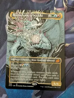 MTG *SHOWCASE * Ikoria Lair of Behemoths Mythic ILLUNA APEX OF WISHES NM - Image 2