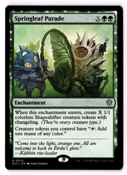 Springleaf Parade 19 Commander: Lorwyn Eclipsed Normal NM - Image 1