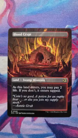 Blood Crypt (Borderless) Lorwyn Eclipsed Regular - Image 1