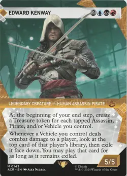 Edward Kenway (Showcase) M Universes Beyond: Assassin's Creed 143 NM MTG - Image 1