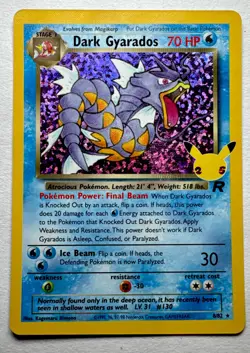 Dark Gyarados 8/82 NEAR MINT - Pokemon Celebrations: Classic Collection - Image 1