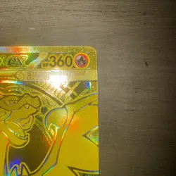 Pokemon TCG Gold Hyper Rare Mega Charizard X EX 130/094 Phantasmal Flames NM - Image 4