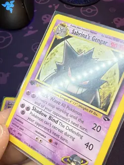 Pokemon TCG 1st Edition Sabrina's Gengar Gym Challenge 29/132 + Sabrina’s Gastly - Image 2