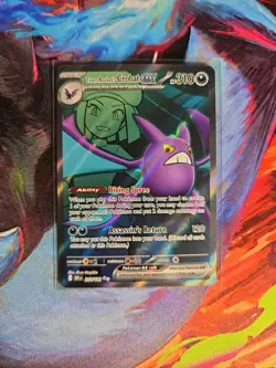 Pokemon TCG Destined Rivals Team Rocket's CROBAT EX Ultra Rare Holo 217/182 - Image 1