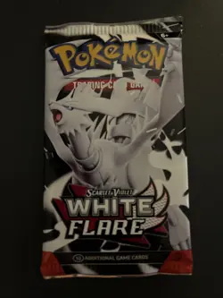 Heavy! 22.53g Pokemon TCG SV10.5 White Flare Booster Pack Sealed! - Image 2