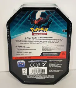 Pokemon - Triple Whammy Collector Tin - Darkrai - Factory Sealed - Image 2