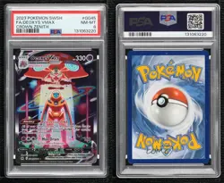 Full Art - Deoxys VMAX Pokemon Sword & Shield Crown Zenith Galarian Gallery - Image 3