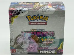 Pokemon TCG Sun & Moon Unified Minds Booster Display Box Sealed w/ Acrylic Case - Image 1