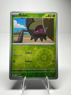 Rellor Reverse Holo Common SV10: Destined Rivals 024/182 NM Pokemon NM - Image 1