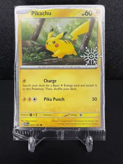 Pikachu 25/165 (Holiday Calendar) Stamped Sealed | Pokemon Scarlet & Violet 151 - Image 1