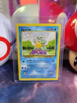 Squirtle 63/102 Pokemon TCG Base Set Unlimited Regular Common MP - Image 1