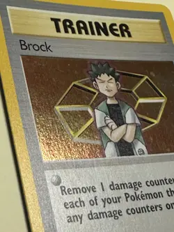 Pokemon TCG 1st Edition Brock 15/132 Gym Heroes Holo 2000 - Image 2