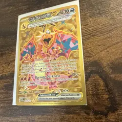 Pokemon TCG Hyper Rare Gold Charizard EX Obsidian Flames 228/197 - Image 3