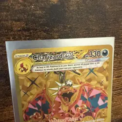 Pokemon TCG Hyper Rare Gold Charizard EX Obsidian Flames 228/197 - Image 5