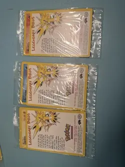 POKEMON SEALED ALL 3 Movie Promo Legendary Birds Moltres Articuno Zapdos WOTC - Image 1