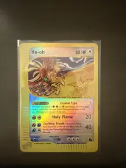 Pokemon TCG Ho-Oh Skyridge 149/144 Reverse Holo Crystal E-Reader Near Mint 2003 - Image 1