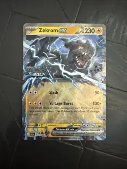 Zekrom ex - 034/086 - Black Bolt - Stamped Promo- Pokemon TCG - Image 1