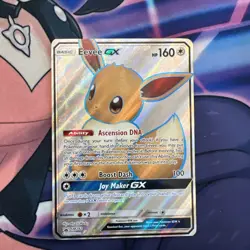 Pokemon TCG Eevee GX SM242 Black Star Promo Full Art Ultra Rare NM Condition - Image 1