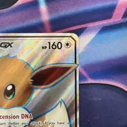 Pokemon TCG Eevee GX SM242 Black Star Promo Full Art Ultra Rare NM Condition - Image 2