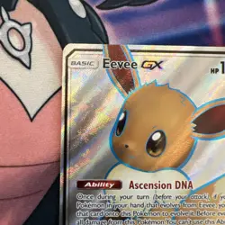 Pokemon TCG Eevee GX SM242 Black Star Promo Full Art Ultra Rare NM Condition - Image 3
