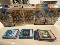Yu Gi Oh! Card collection Structure Deck Collection 5 Box + 150 Rare Loose Cards - Image 1