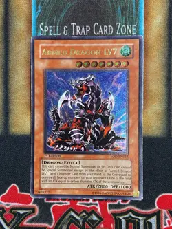 Yugioh Armed Dragon LV7 SOD-EN015 Ultimate Rare 1st Edition HP - Image 1