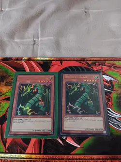 2x Thunder Dragon LCKC-EN067 Ultra Rare Foil Mint Unlimited Edition - Image 1