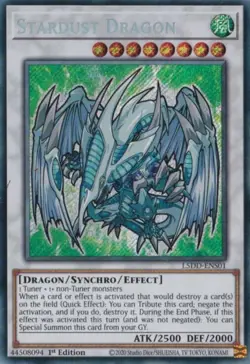 x1 Stardust Dragon - L5DD-ENS01 - Secret Rare - 1st Edition Yu-Gi-Oh! M/NM - Image 1