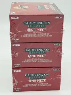 Lot of (3) One Piece English OP-13 Carrying On His Will Booster Boxes Sealed - Image 3