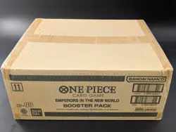 Bandai Emperors in The New World Booster OP-09 One Piece TCG CASE English - Image 1